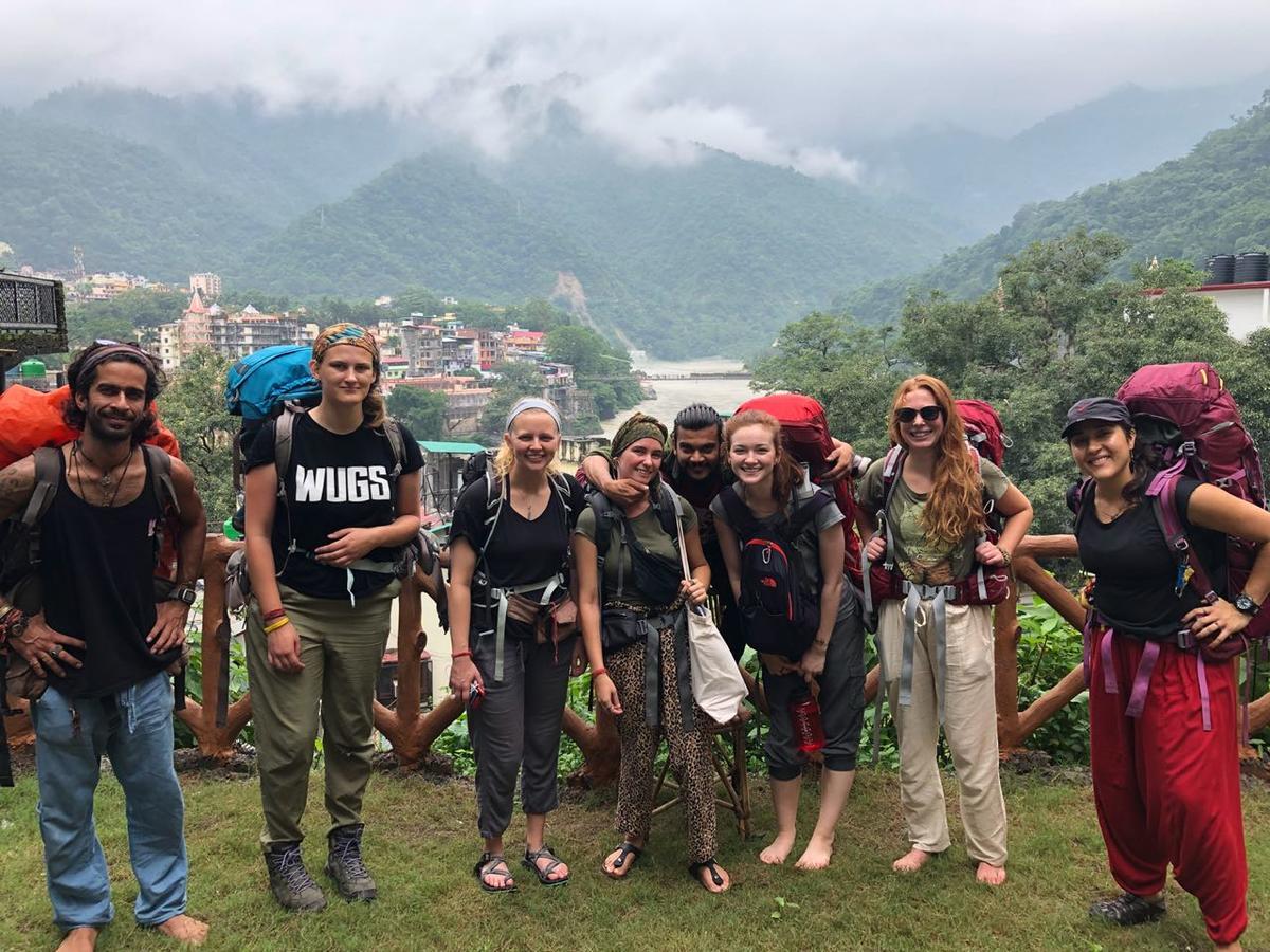 Skyard Rishikesh, Laxman Jhula 호스텔 외부 사진